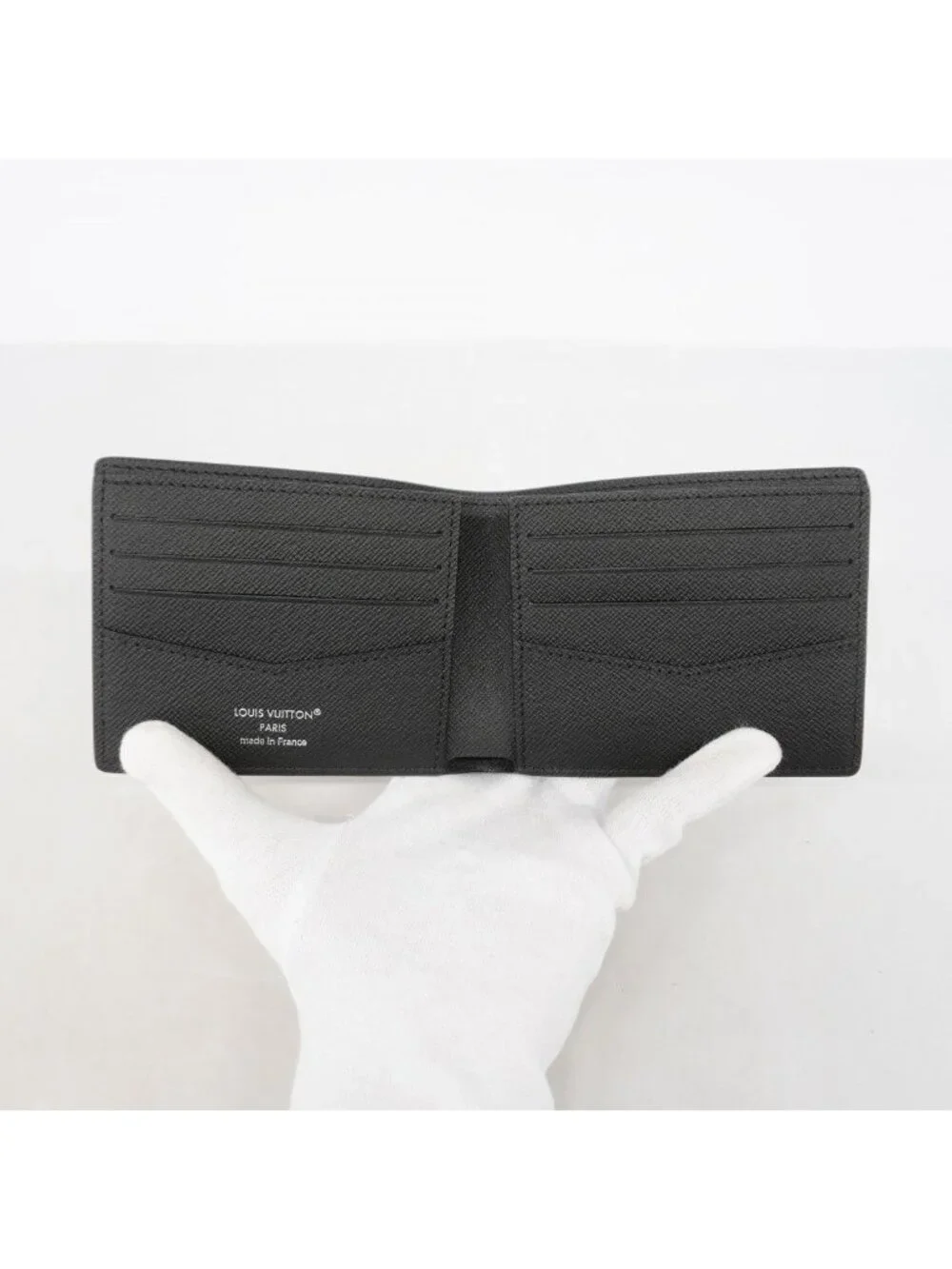 Louis Vuitton Billfold Monogram Eclipse Portefeuille Calf Black Wallet